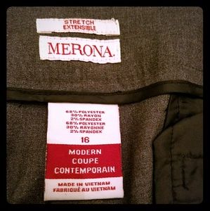 Size 16 modern style stretch merona dress pants gr